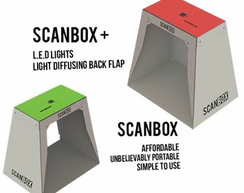Smartphone + kartonnen doos = scanner