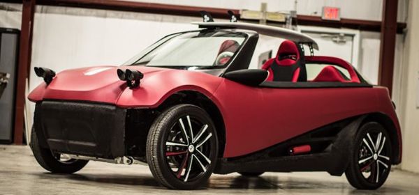Deze 3D-geprinte auto is komende zomer al te koop