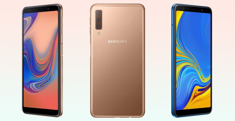 Nieuwe Samsung-telefoon heeft drie cameralenzen achterop