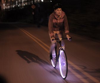 Velgverlichting op de fiets