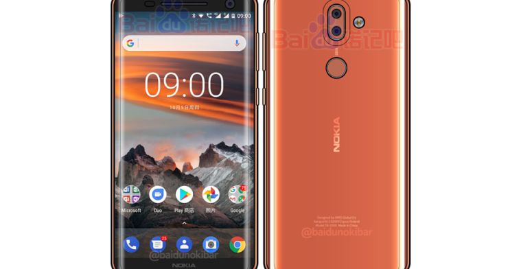 Nokia-smartphone met gebogen schermranden gelekt