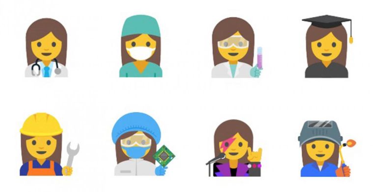 Google wil nieuwe vrouwelijke emoji voor gelijkheid
