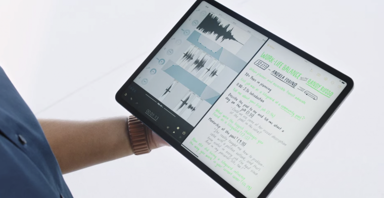 iPadOS krijgt betere multitasking en snelle notitie-functie