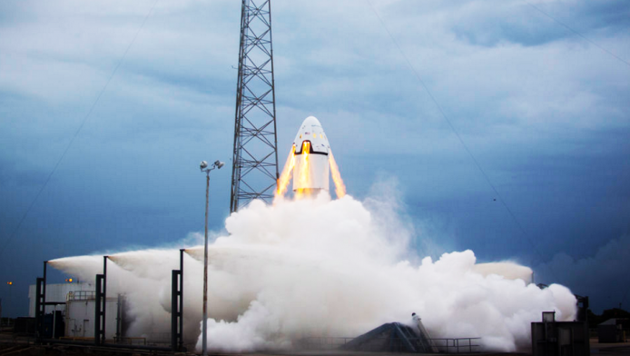 SpaceX toont zwevende raketcapsule: cruciaal voor 'recyclebare' raket