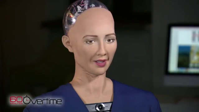 Video: Talkshowhost Charlie Rose interviewt levensechte robot