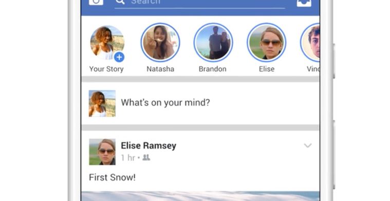Facebook-app krijgt ook van Snapchat gekopieerde Stories-functie
