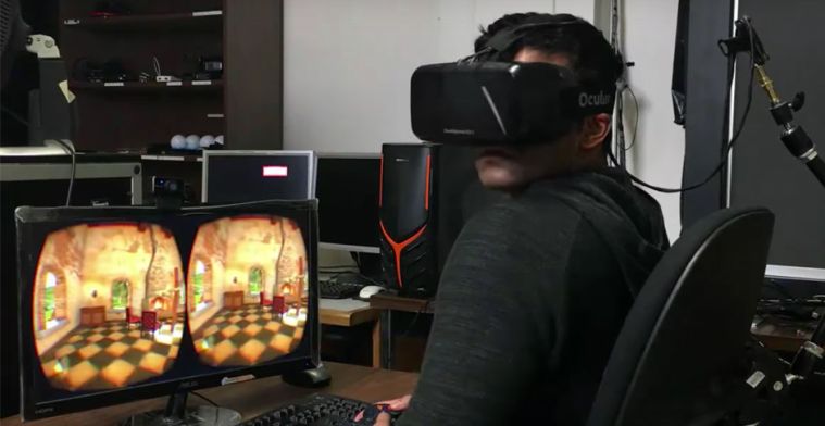Truc met gezichtsveld voorkomt VR-misselijkheid