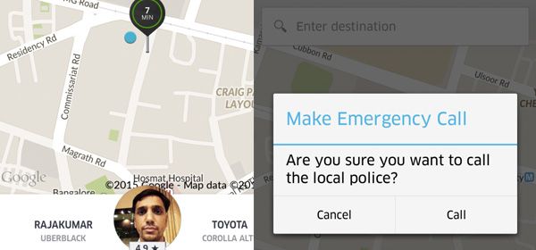 Taxidienst Uber begint uitrol van SOS-knop in India