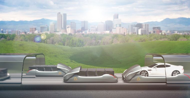 Miljard krediet voor hyperloop voor auto's
