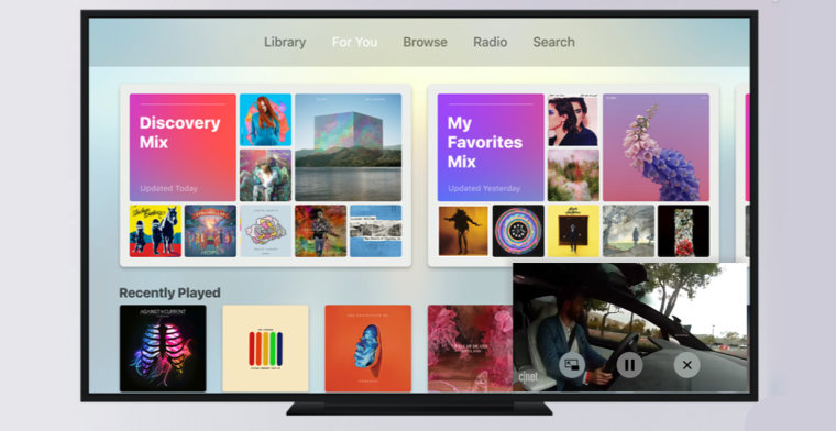 Apple TV krijgt Picture in Picture-modus
