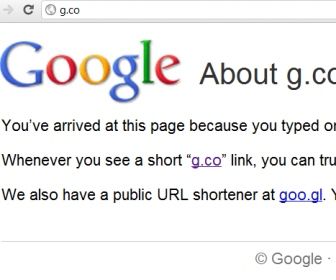 Google koopt korter adres G.co