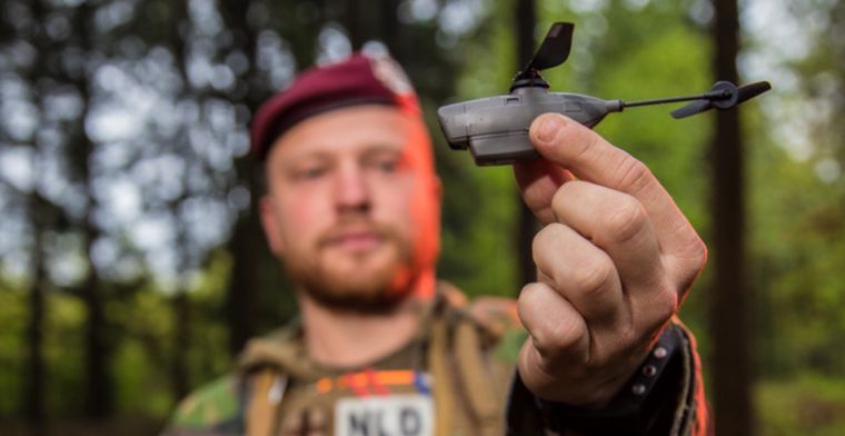 Defensie verkent met mini-drones het slagveld