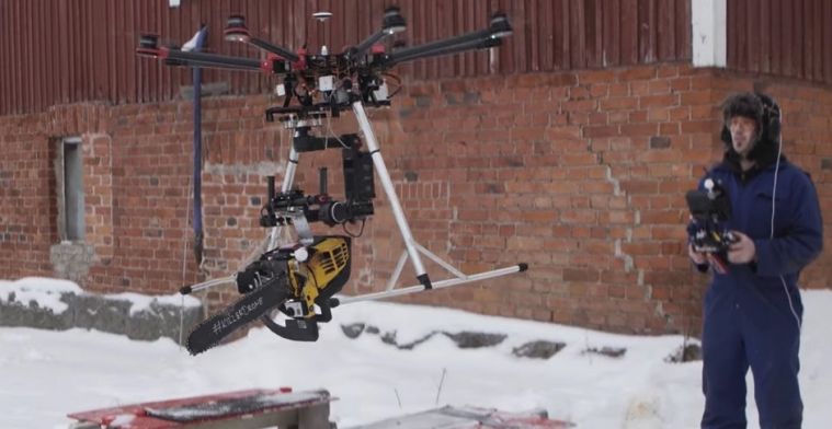 Video: Finse boeren bouwen 'killer drone'