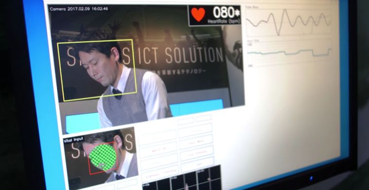 Deze techniek registreert hartslag door naar gezicht te kijken