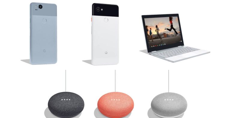 Nieuwe Google Pixel, Chromebook en Google Home gelekt