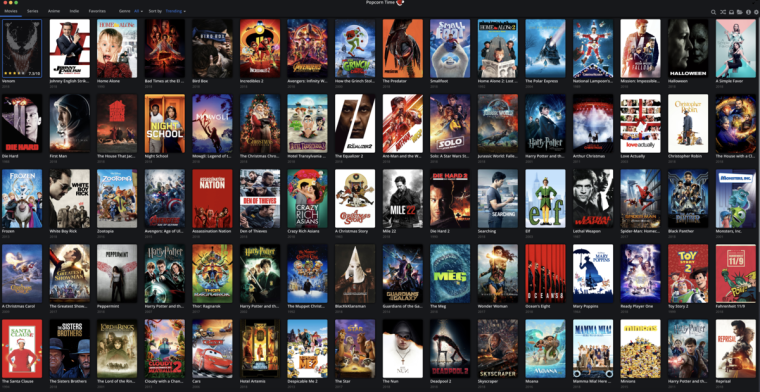 Populaire illegale streamingdienst Popcorn Time is terug