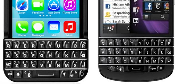 Blackberry boos om Typo, een iPhone-toetsenbordje