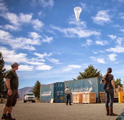Internetballon Google doet 'rondje aarde' in maar 22 dagen