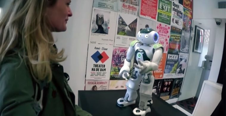 Robot Hugo helpt als receptionist in Nederlandse hotels