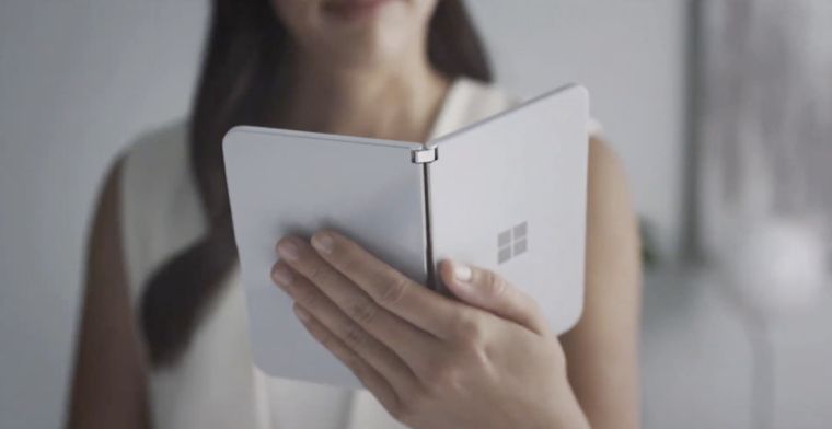 Microsoft onthult telefoon en tablet met dubbel scherm