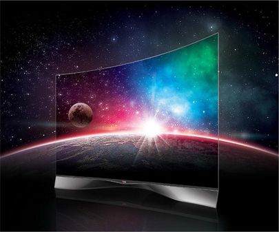 LG's gebogen OLED-tv in 2013 naar Nederlandse huiskamer