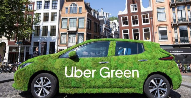 Uber voegt optie voor elektrische auto's toe in Nederland