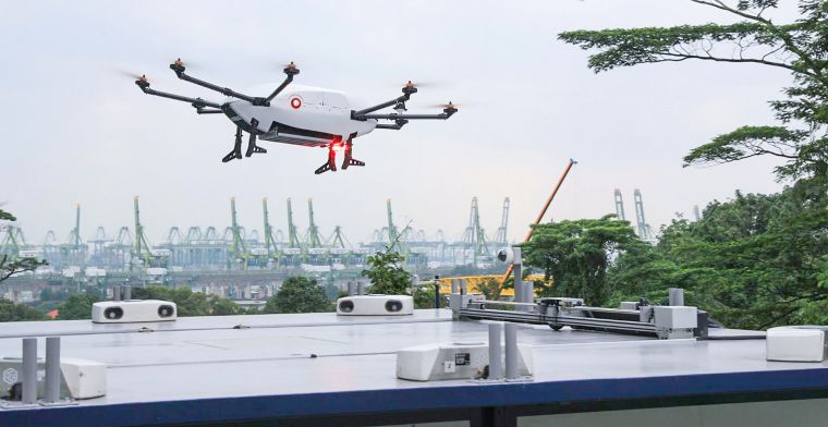 Airbus test drone-bezorging naar schepen
