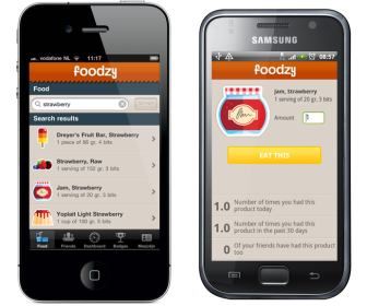 Foodzy-apps houden je eetgedrag bij