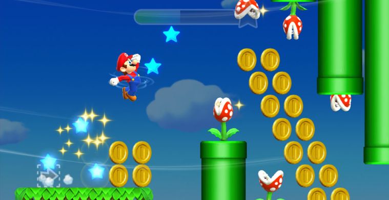 Aandeel Nintendo daalt na matige ontvangst Super Mario Run