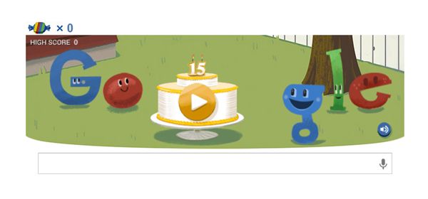 Google viert vijftiende verjaardag