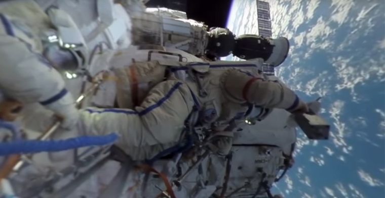 Video: ruimtewandeling in 360 graden te bekijken