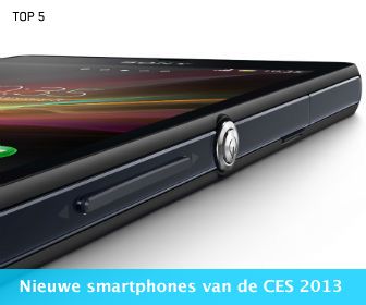 Top 5: Beste smartphones van CES 2013