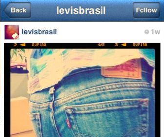 Nieuwe Levi's spijkerbroeken op Instagram