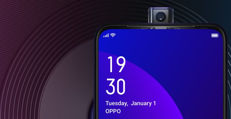 Nieuwe Oppo-smartphone heeft popup-selfiecamera
