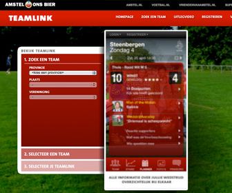 Amstel claimt amateurvoetbal met Teamlink