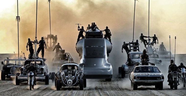 Tesla ontwikkelt 'Mad Max-modus' in zelfrijdende truck