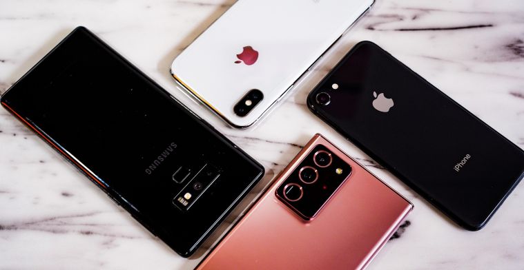 Samsung heeft last van introductie nieuwe iPhones