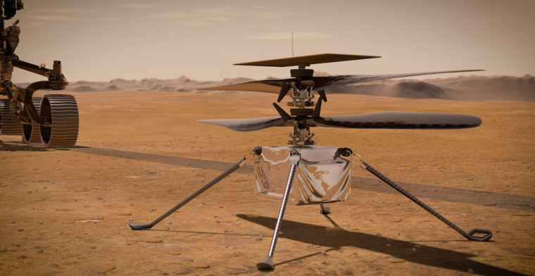 NASA stuurt twee minihelikopters naar Mars