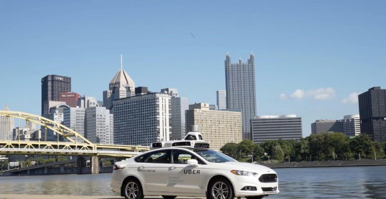 Uber gestart met testen zelfrijdende auto's in Pittsburgh
