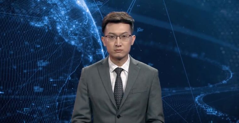 Chinese tv-zender komt met 'realistische' virtuele nieuwslezer
