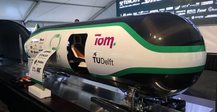 Delfts team presenteert model voor Hyperloop