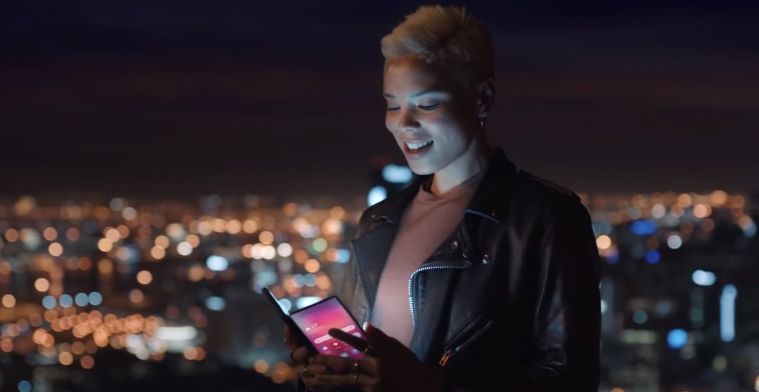 Video opvouwbare Samsung-telefoon uitgelekt