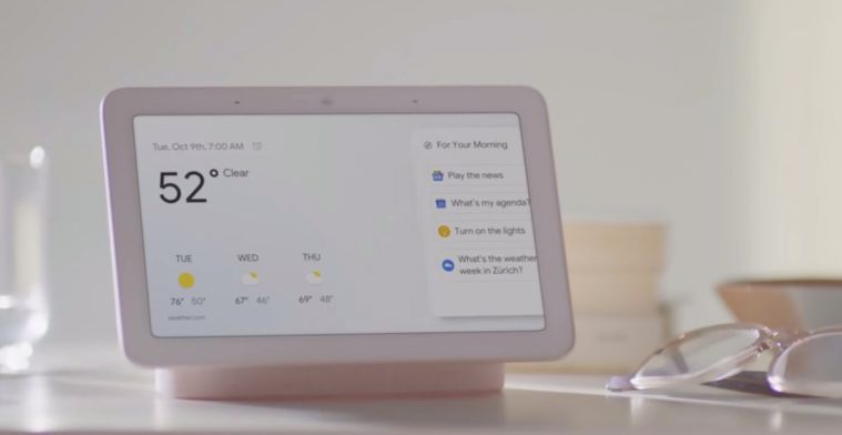 Google verlaagt prijzen Nest Hub en Nest Cam Indoor