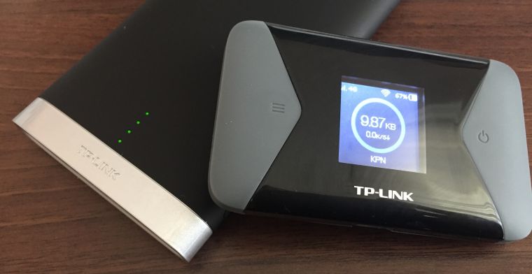 Eerste indruk:  TP Link mifi-router en powerbank
