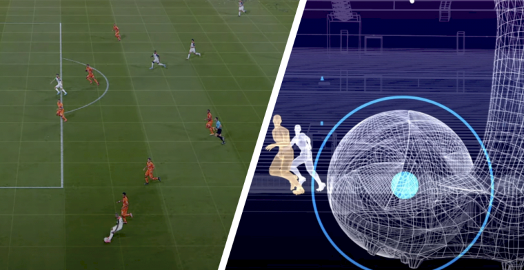 Sensor in bal en slimme camera's bepalen buitenspel bij WK Qatar