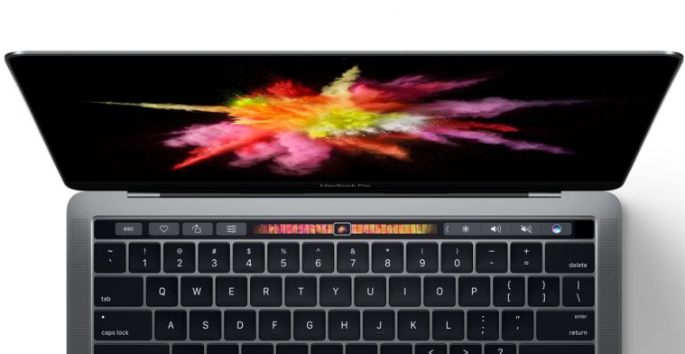 Nieuwe MacBook Pro heeft oled-balk en vingerherkenning