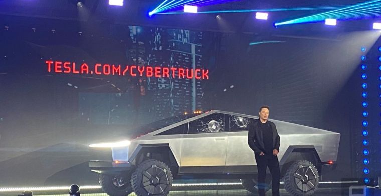 Tesla presenteert elektrische pick-up Cybertruck