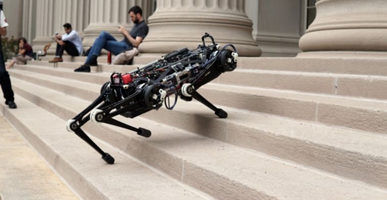 Cheetah-robot kan traplopen zonder camera's