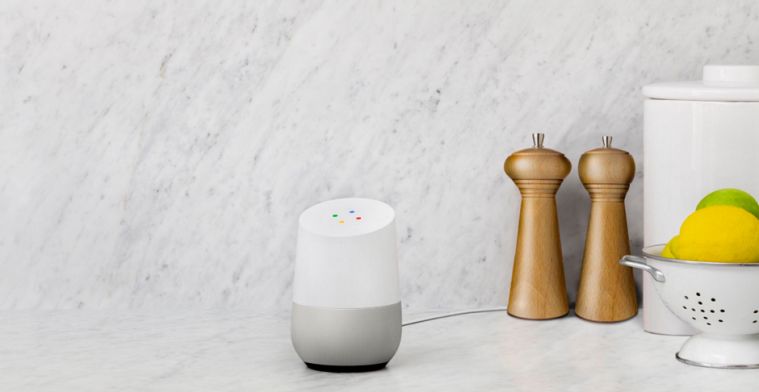 'Google Home is Chromecast in speakerbehuizing'