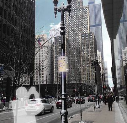 Chicago registreert straks alles via lantaarnpalen